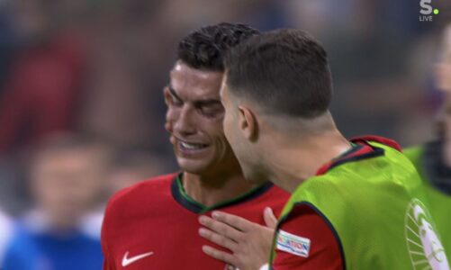 video humbi penalltine ndaj sllovenise shikoni momentin kur kristiano ronaldo shperthen ne lot