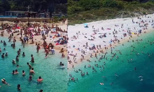 video rama ndan pamje nga ishulli i sazanit nje tjeter plazh i sulmuar nga turistet vendas e te huaj