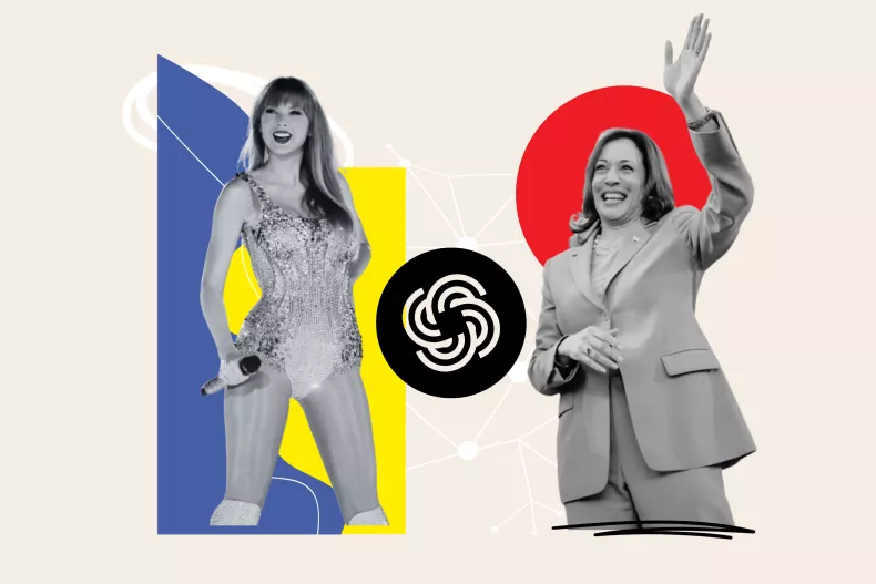 A do ta mbështesë Taylor Swift, Kamala Harris? Ja ç’thotë ChatGPT