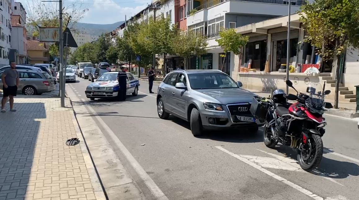 aksident prane kishes se re ne pogradec makina godet nga pas nje motor me targa italiane