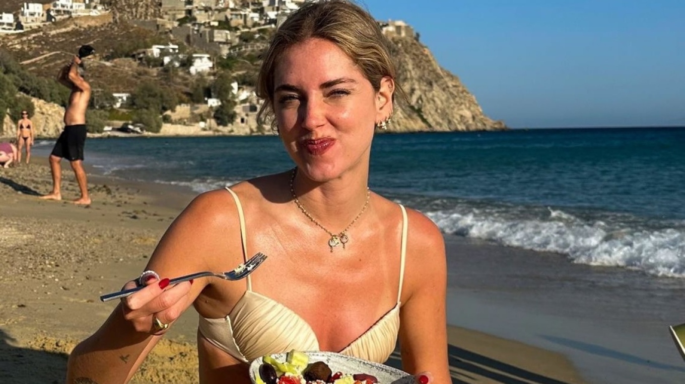 Chiara Ferragni zbavit miliona ndjekësit e saj në Instagram me foto nga Mykonos