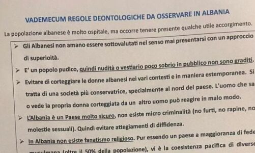 kampi ne gjader hapet me 1 shtator la repubblica publikon rregulloren per punonjesit italiane shmangni shoqerimin me grate shqiptare dhe kujdes me veshjen lakuriqesia