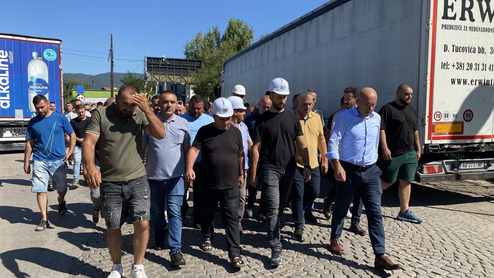 kosovo miners strike over unpaid wages enters fourth week