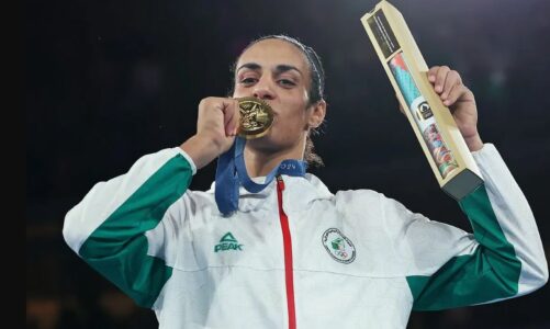 medalje e arte per algjerine khelif shkruan historine triumfon ne finalen e boksit