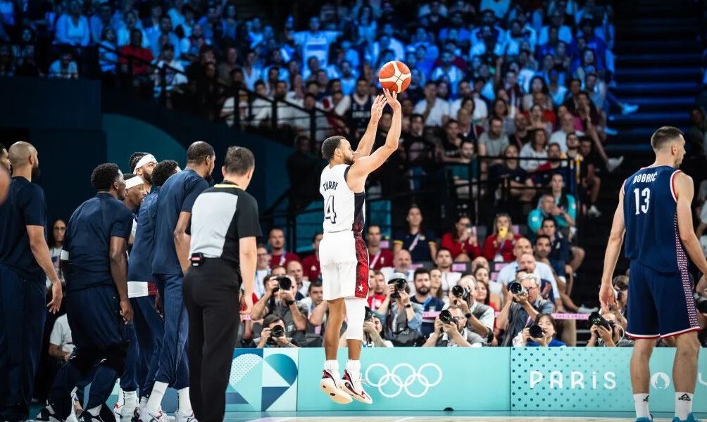 permbysje spektakolare shba fluturon ne finale thyen serbine 95 91 stephan curry fantastik video