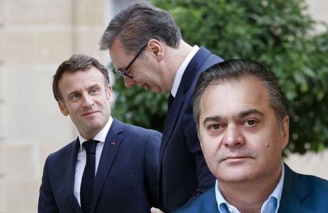 si gjuetar amator qe armatoset per te trembur komshinjte analiza e ben blushit vucic doli nga takimi me macron i qeshur por me xhepat bosh