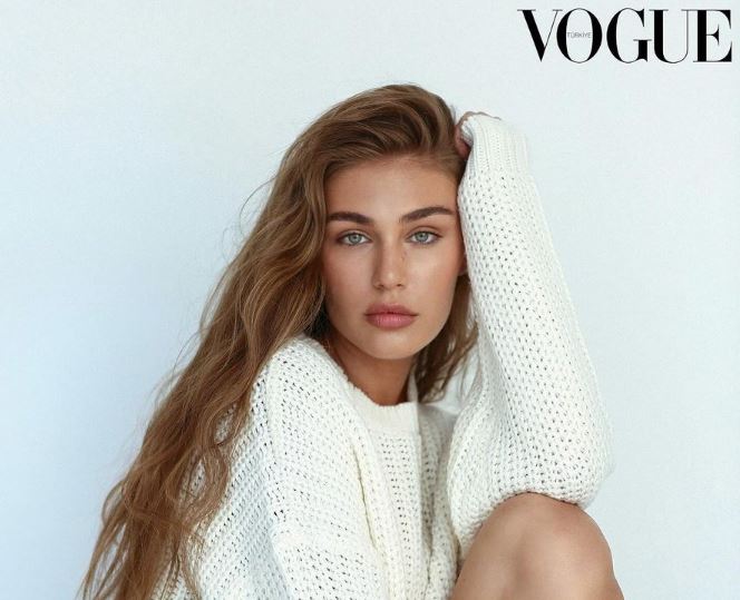 trejsi sejdini arrin sukses nderkombetar modelja pozon per vogue