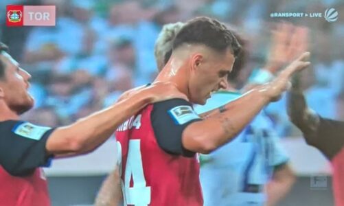 video gol spektakolar nga jashte zones granit xhaka dhuron show ne duelin e pare te kampionatit