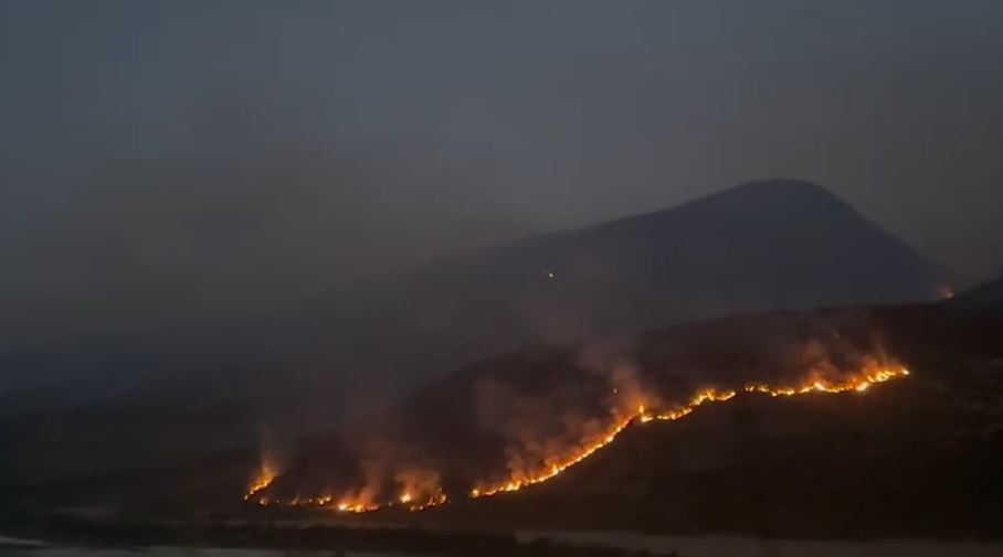 video tepelene zjarri perfshin kodrat e salarise