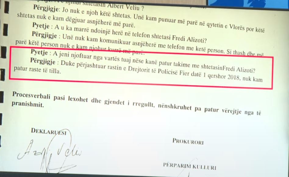 dosja geron xhafaj ervin salianji publikon dokumentet fredi alizoti eshte paguar nga drejtori i policise se shtetit si mashtroi ardi veliu dhe andon marko