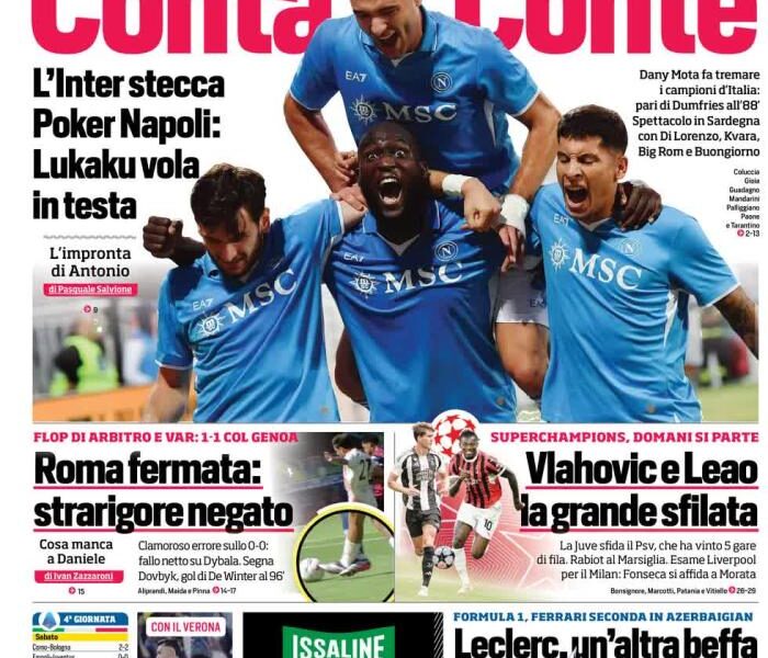 foto conte lukaku ndezin napolin 3 fitore radhazi dhe kreu i serie a video