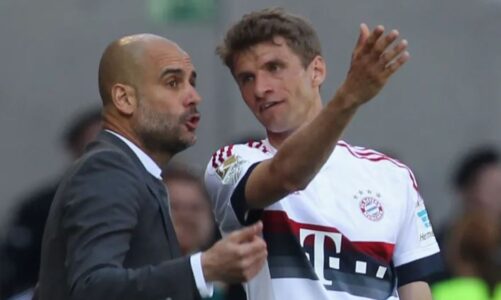 guardiola ngre ne piedestal sulmuesin gjerman myler ne nje nivel me mesin dhe ronaldon