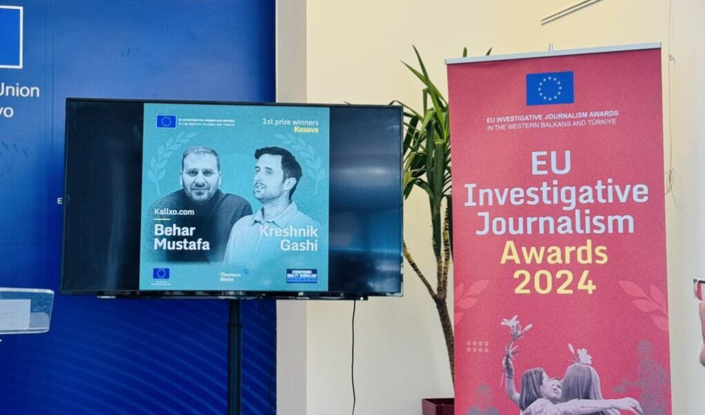 kallxo com journalists awarded top eu prize for investigating illegal constructions in brezovica