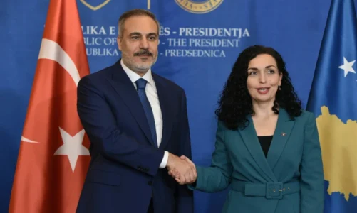 kryediplomati turk pritet edhe nga presidentja e kosoves vjosa osmani