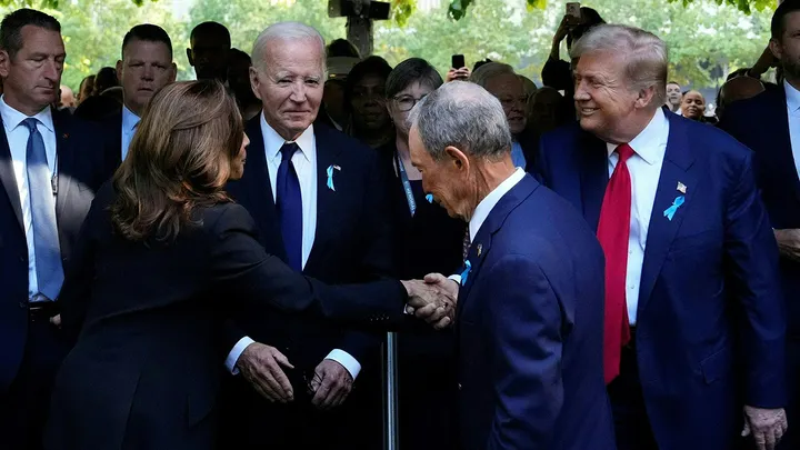 Harris Trump Shake Hands 9 11