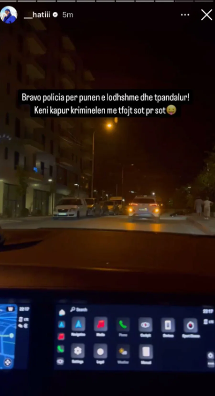 policia u sekuestroi makinen luksoze reagon hati i tik tok keni kapur kriminelen me te forte