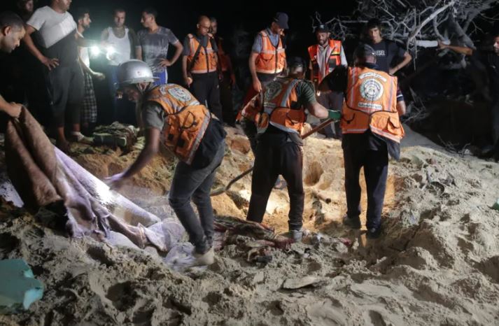 sulm ne nje zone humanitare ne gaza raportohet per 40 persona te vrare mbi 60 te plagosur izraeli goditem luftetaret e hamasit