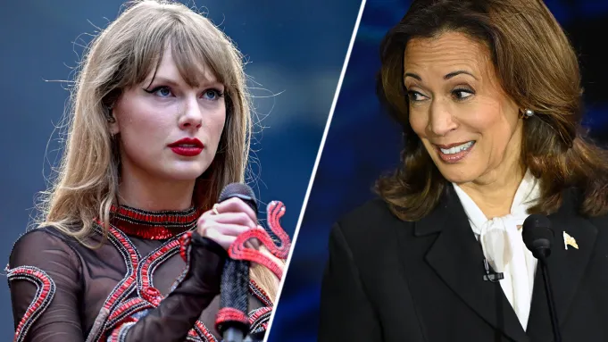 taylor swift mbeshtet kamala harris per presidente