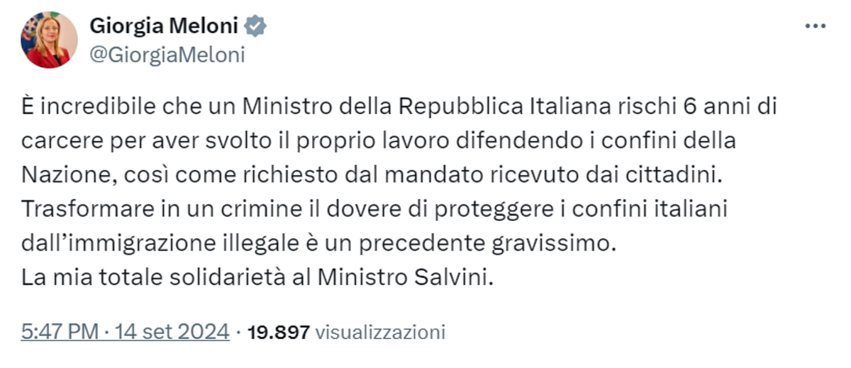 Tronditet politika në Itali/ “Open Arms”, Prokuroria kërkon 6 vjet burg për Matteo Salvinin