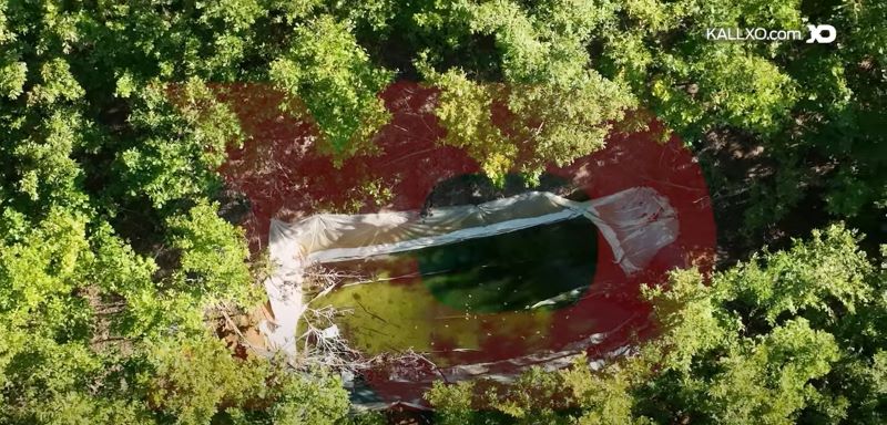 Aerial View of Marijuana Plantation in Peja/Pec Mountain. Photo/BIRN