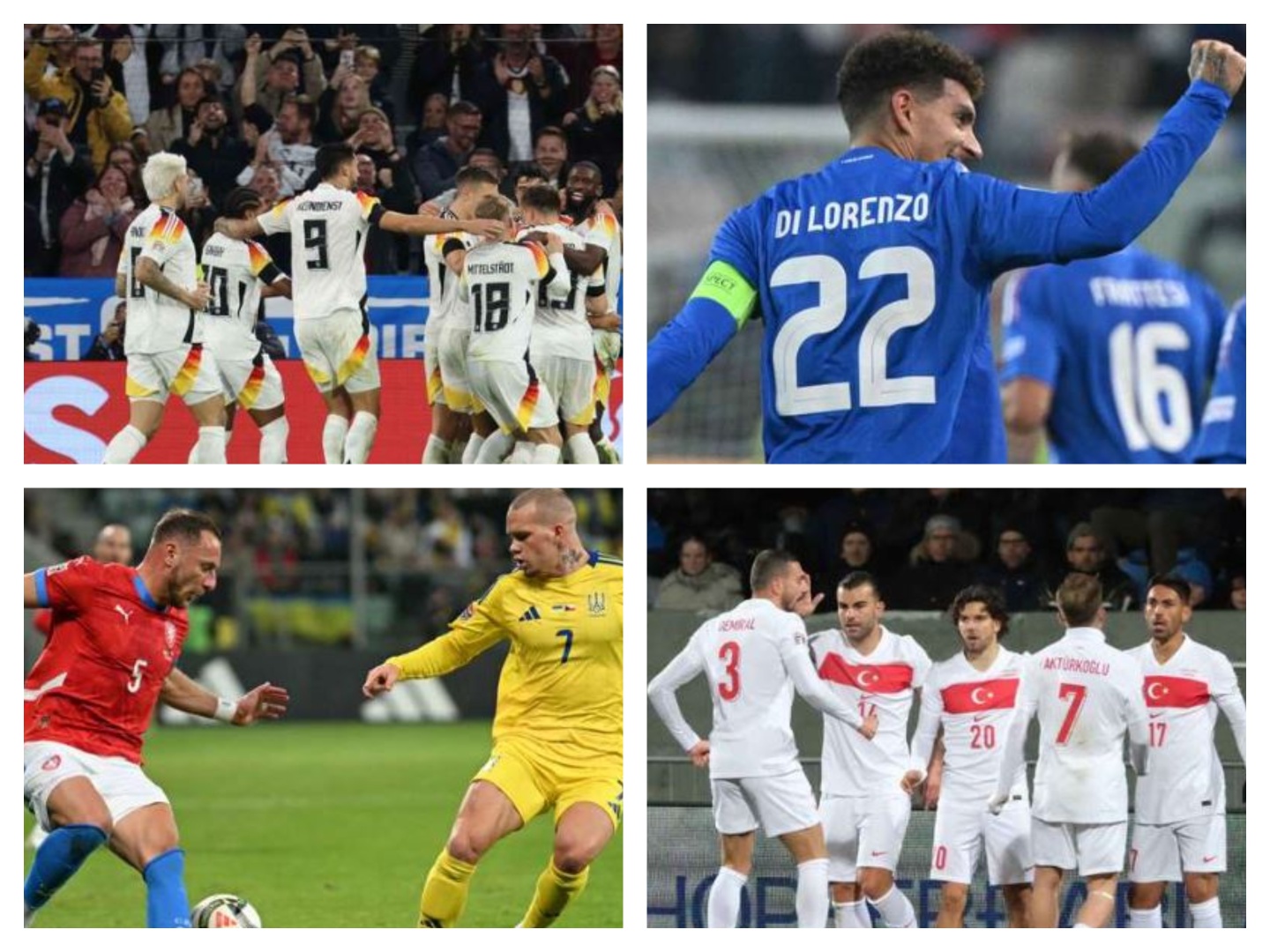 liga e kombeve 23 gola te shenuar ukraina dhe cekia ndajne piket festojne gjermania italia dhe franca ja te gjitha rezultatet video