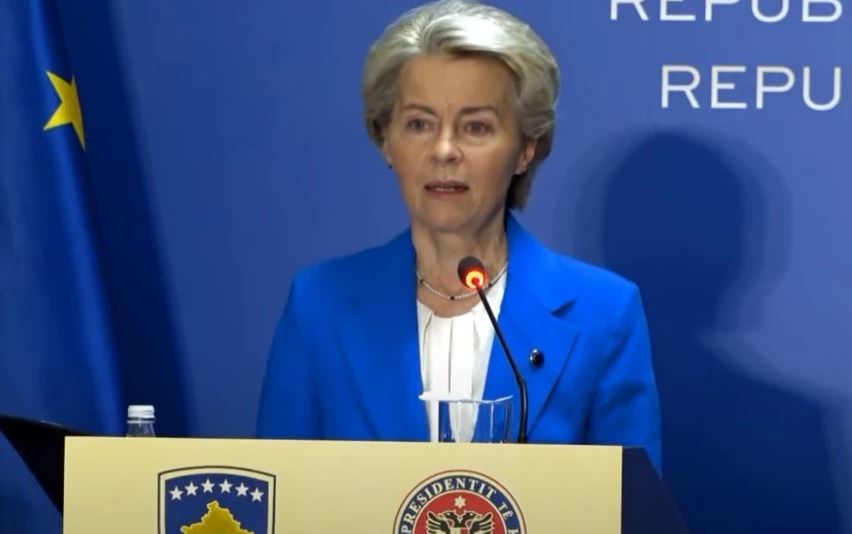 presidentja osmani kerkoi heqjen e masave ndaj kosoves kundershton von der leyen duhet ende pune e rendesishme tju shohim si partneren tone