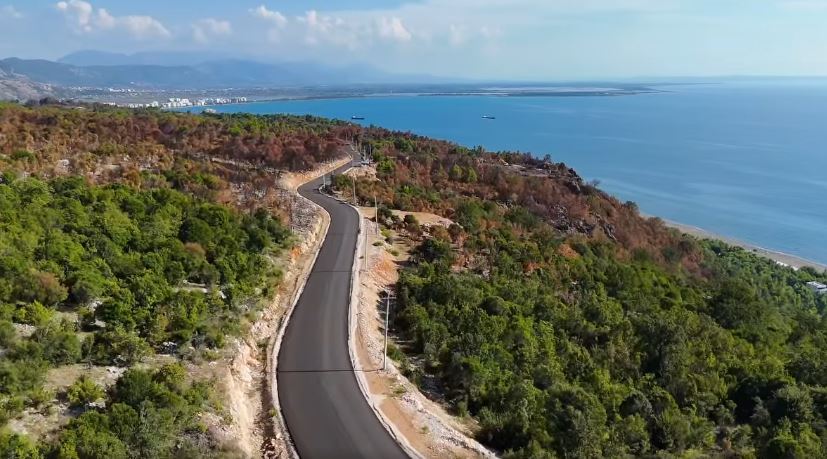 video rama publikon pamjet nga kantieri i rruges shengjin velipoje investim ne turizem do jete nder akset me panoramike te shqiperise