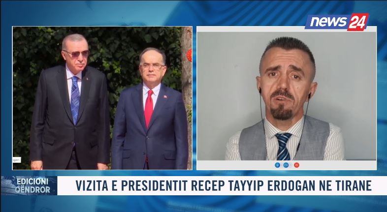 vizita e erdogan ne tirane brahaj shume media turke e transmetuan live u diskutua nga eksperte te ceshtjeve ballkanike