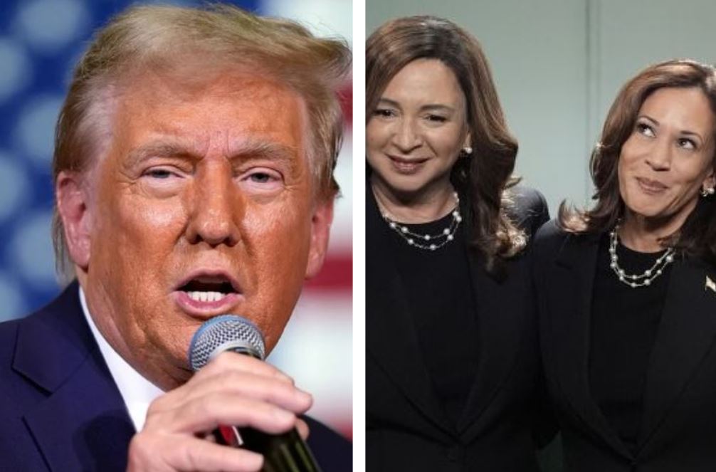 ditet e fundit te fushates donald trump do ta clirojme ameriken kamala harris shfaqet ne show n humoristik