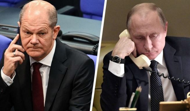 kancelari gjerman bisede me putin pas dy viteve cfare u diskutua ne telefonaten qe zgjati 1 ore