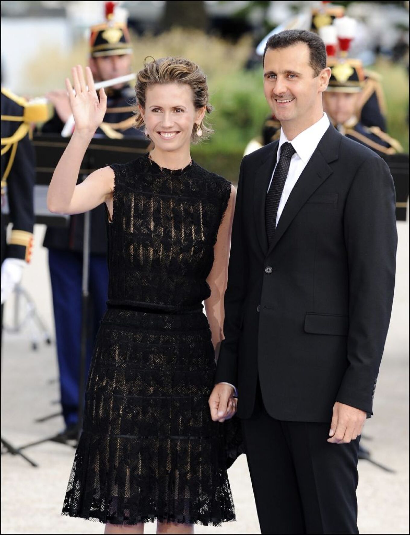 Asma al-Assad dhe Bashar al Assad