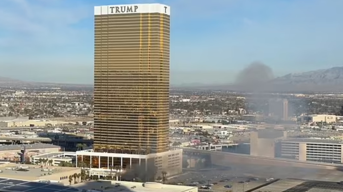 video tym e flake jashte hotelit te donald trump ne las vegas ja cfare dyshohet